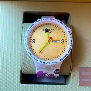 Bape x Swatch NYC Watch